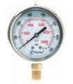 Pressure gauges with Glycerin Connection 1/4" BSP 0 - 700 BAR 63mm face
