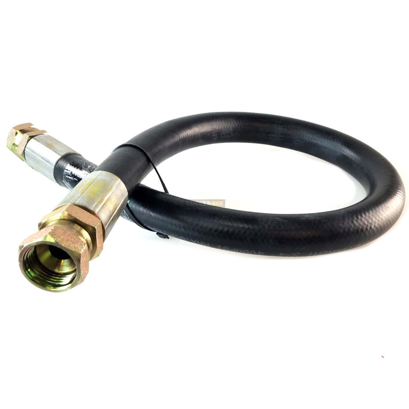 Ensamble latiguillo hidráulico de 3/8", 180 bar conector racor hembra loca 3/8" x macho recto 3/8" BSP(GAS) x 800 mm Ensamble latiguillo hidráulico de 3/8", 180 bar conector racor hembra loca 3/8" x macho recto 3/8" BSP(GAS) x 800 mm